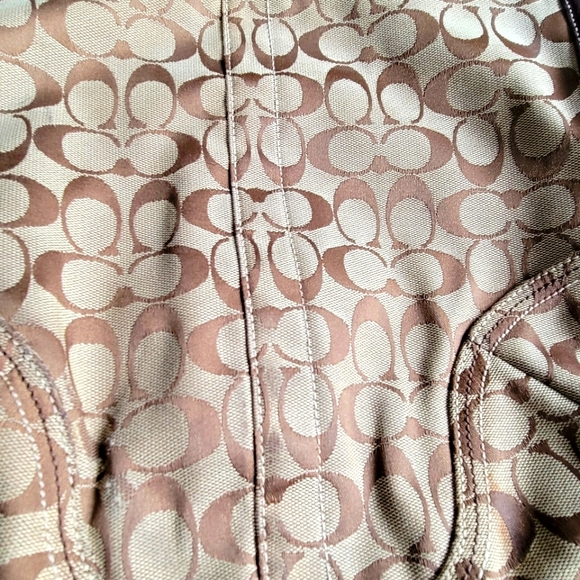 Coach Purse, Hobo Style, Brown - Picture 5 of 6